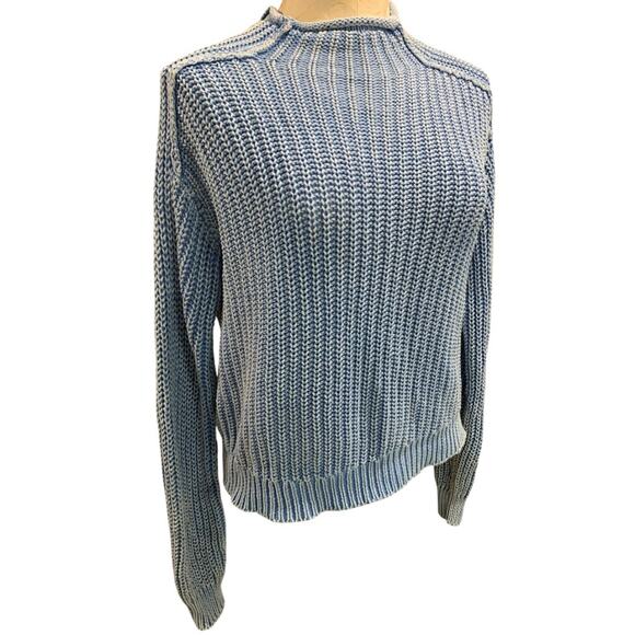 Z Supply Tops - Size XS Z Supply Womens Rollneck Style Blue Fade Look